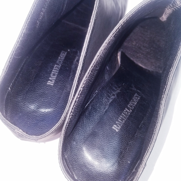 🌸 Rachel comey | Black Leather Mules, Black Natural 8‎ - Picture 3 of 9